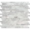 Msi Blocki Blanco Interlocking 12.2 In. X 11.61 In. X 8 Mm Glass Stone Mesh-Mounted Mosaic Tile, 10PK ZOR-MD-0227 - alternate 1